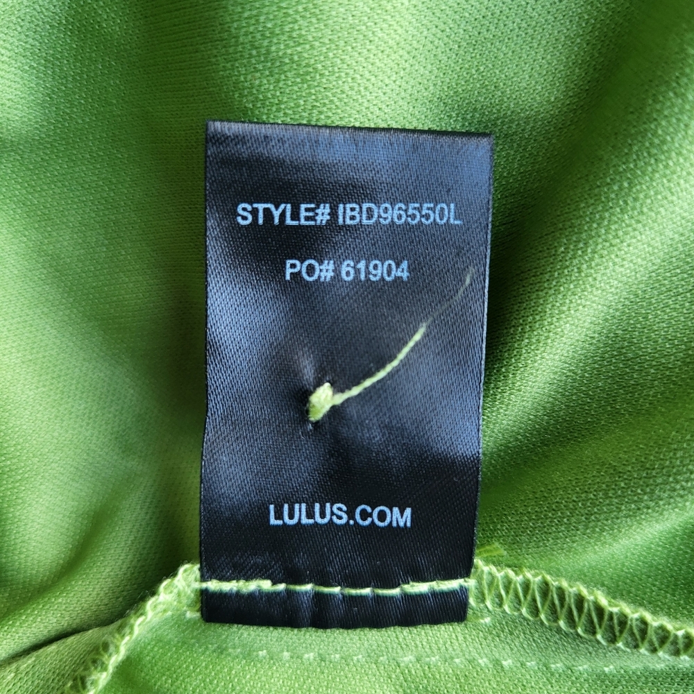 Lulus Green Floral Print Backless Mini Dress - Picture 6 of 8